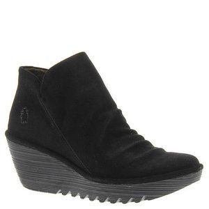 FLY London Women's Yip Boot 9 40 black suede